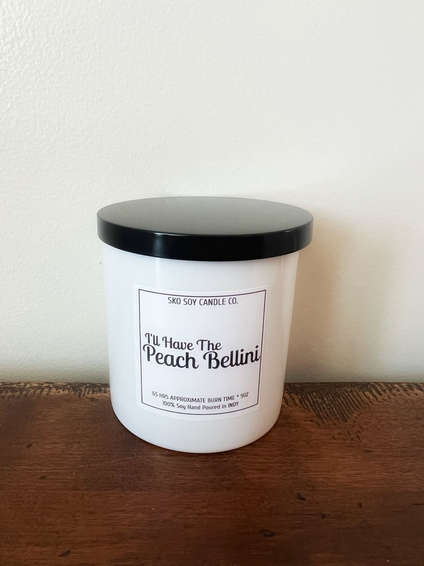 I’ll have The Peach Bellini 10oz Sleek Glass Tumbler w/Black Lid